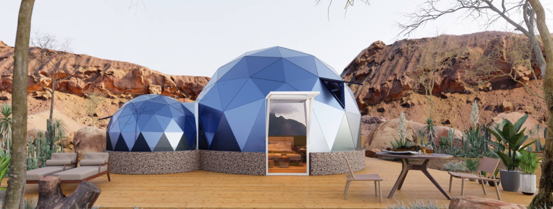 呼伦贝尔球形智能光伏玻璃星空房